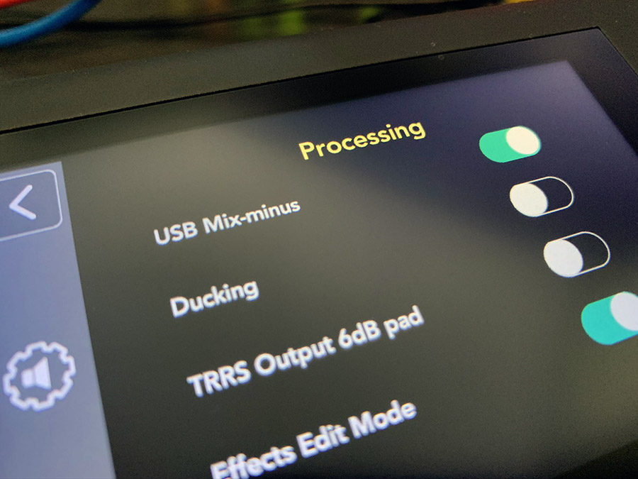 The RØDECaster Pro USB Mix-minus setting